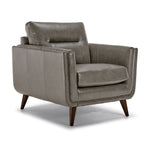 Miguel Leather Chair - Stone