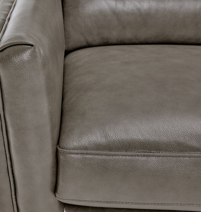 Miguel Leather Chair - Stone