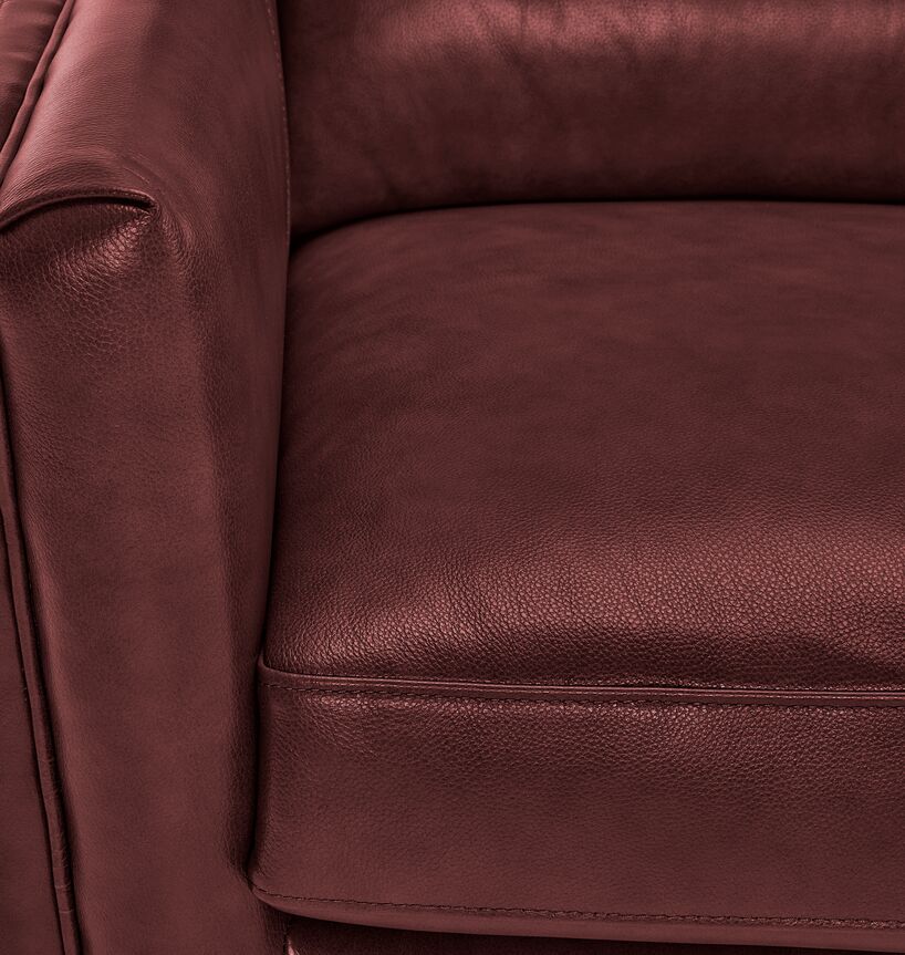 Miguel Leather Chair - Fire