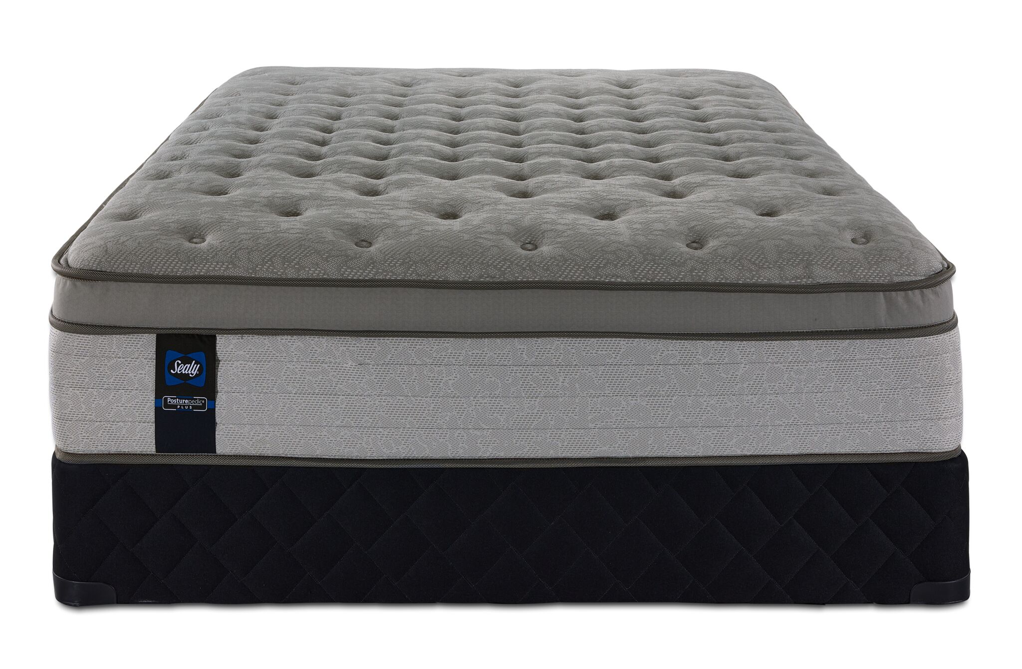 Sealy Posturepedic® Plus Sterling Milana II Luxury Plush Eurotop Twin Mattress and Boxspring Set