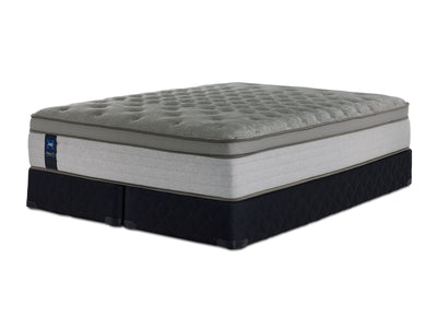 Sealy Posturepedic® Plus Sterling Milana II Luxury Plush Eurotop Queen Mattress and Split Boxspring Set