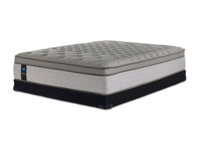 Sealy Posturepedic® Plus Sterling Milana II Luxury Plush Eurotop Queen Mattress and Low Profile Boxspring Set