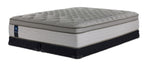 Sealy Posturepedic® Plus Sterling Milana II Luxury Plush Eurotop Queen Mattress and Low Profile Split Boxspring Set
