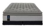 Sealy Posturepedic® Plus Sterling Milana II Luxury Plush Eurotop Queen Mattress and Low Profile Split Boxspring Set