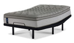 Sealy Posturepedic® Plus Sterling Milana II Luxury Plush Eurotop Twin XL Mattress and L2 Motion Pro Adjustable Base