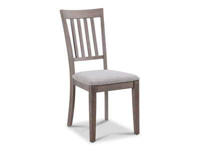 Milano Slat Back Side Chair - Beige