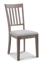Milano Slat Back Side Chair - Beige