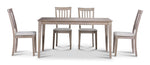 Milano 5-Piece Dining Set - Beige