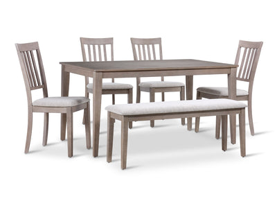 Milano 6-Piece Dining Set - Beige