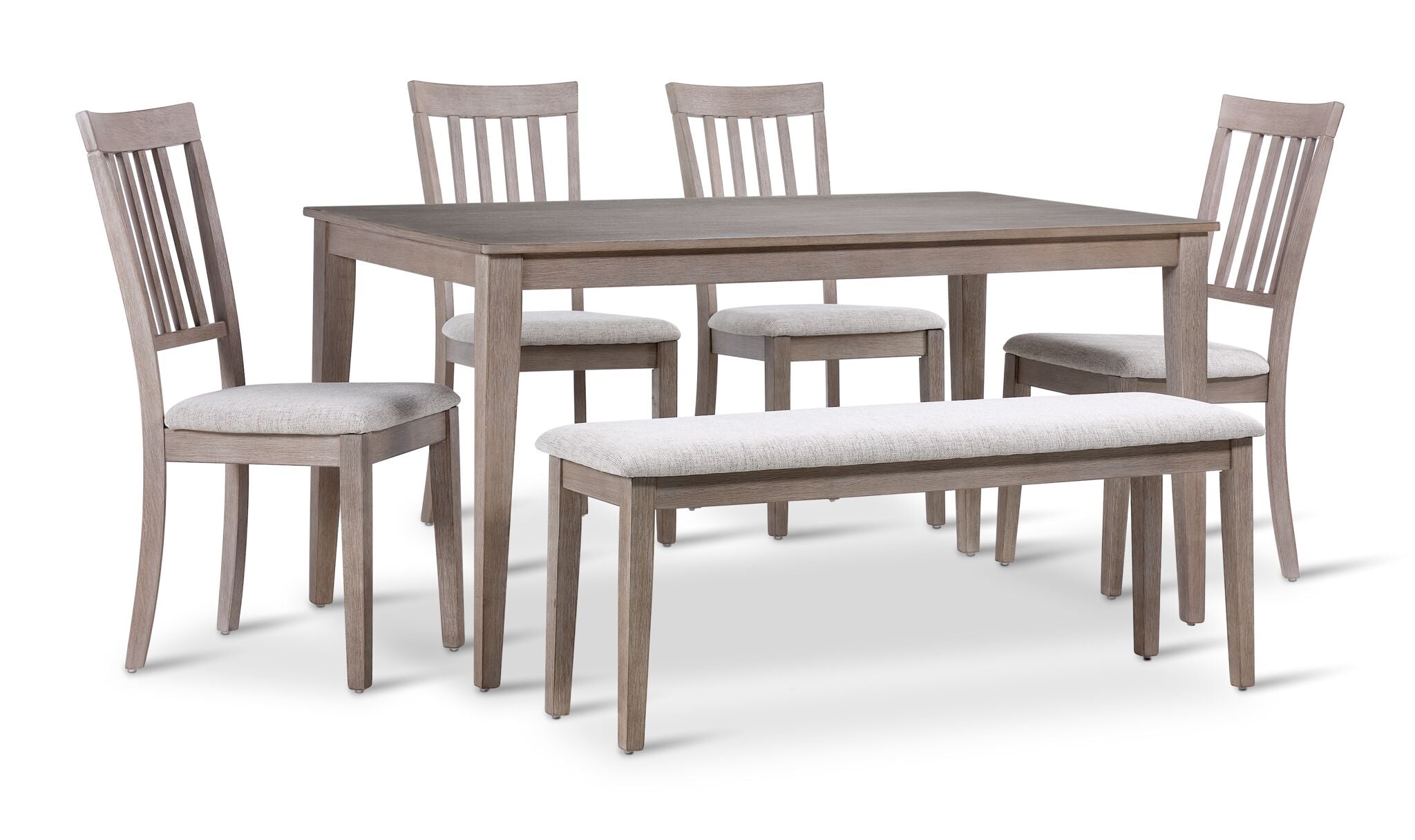 Milano 6-Piece Dining Set - Beige