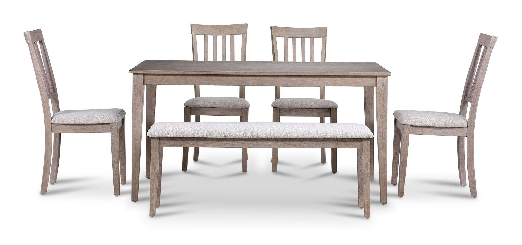 Milano 6-Piece Dining Set - Beige