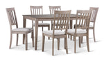 Milano 7-Piece Dining Set - Beige