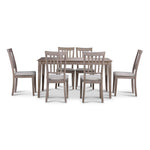 Milano 7-Piece Dining Set - Beige