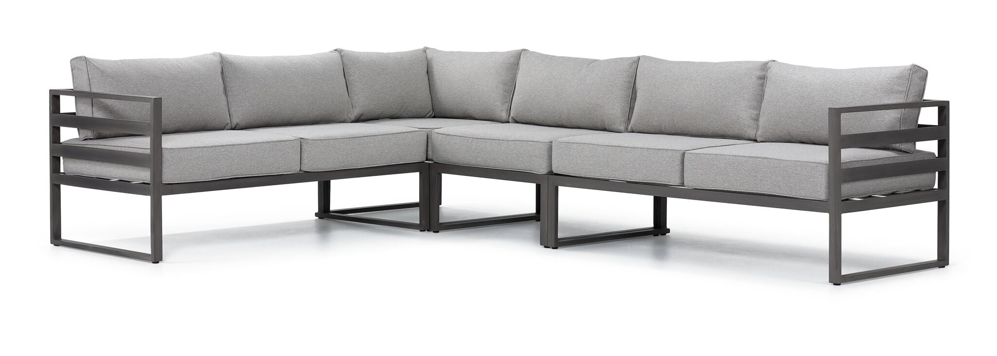 Milos 4 - Piece Outdoor Sectional - Grey
