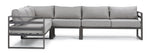 Milos 4 - Piece Outdoor Sectional - Grey
