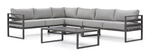 Milos 5 - Piece Outdoor Sectional - Grey