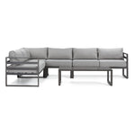 Milos 5 - Piece Outdoor Sectional - Grey