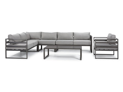Milos 6 - Piece Outdoor Sectional - Grey