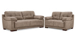 Modena Sofa and Loveseat Set - Taupe