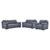Modena Sofa, Loveseat and Chair Set - Blue