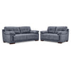 Modena Sofa and Loveseat Set - Blue