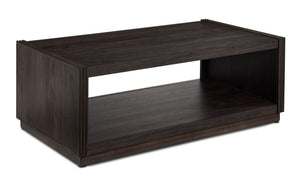 Modern Edge 48" Coffee Table - Dark Grey