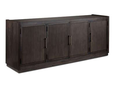 Modern Edge 77" TV Console - Dark Grey