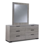 Monaco 6 - Piece Queen Bedroom Set - Grey