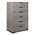 Monaco 5-Drawer Chest - Grey