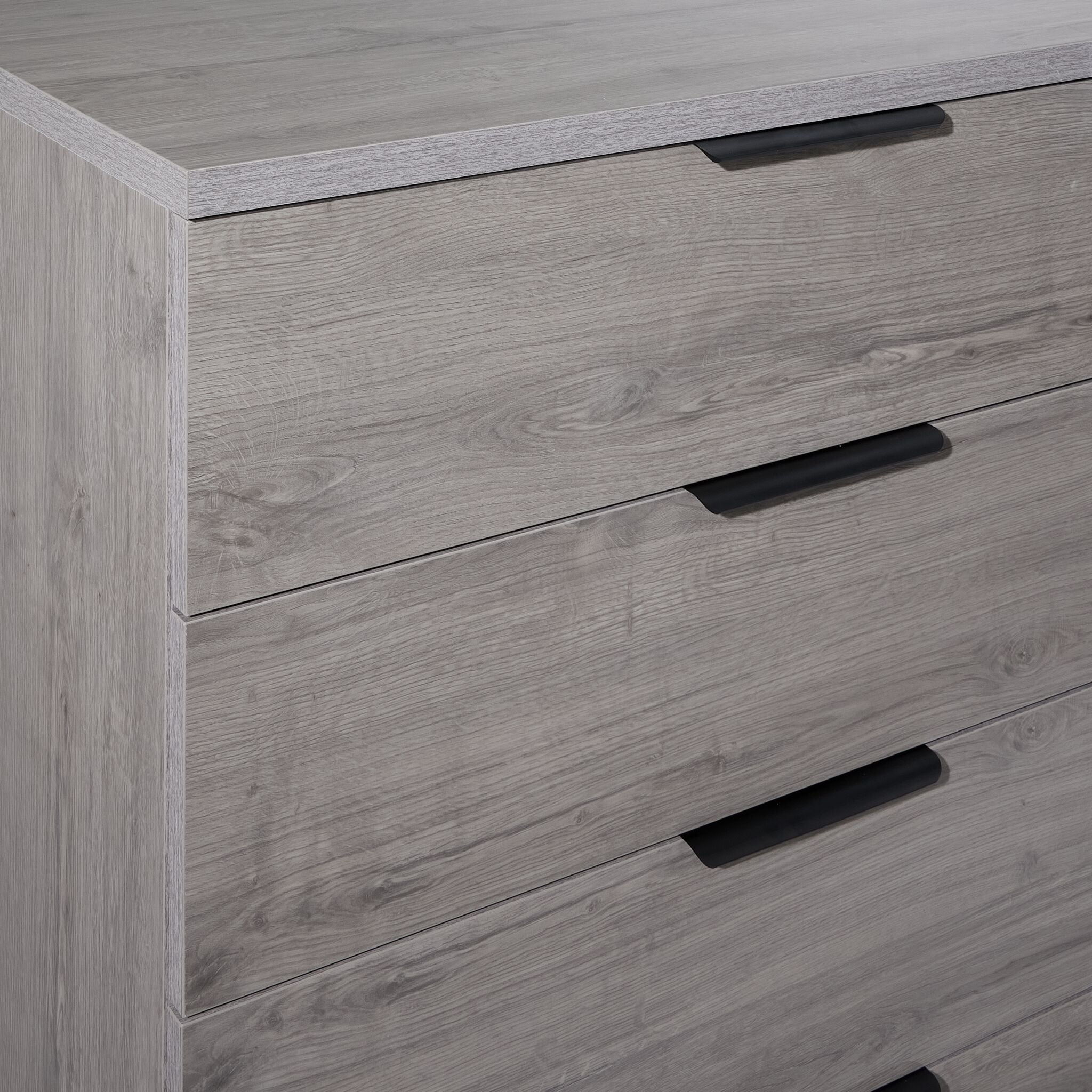 Monaco 5-Drawer Chest - Grey