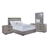 In Full Bloom - Monaco 6 - Piece Queen Bedroom Set - Grey