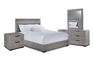Monaco 6 - Piece King Bedroom Set - Grey