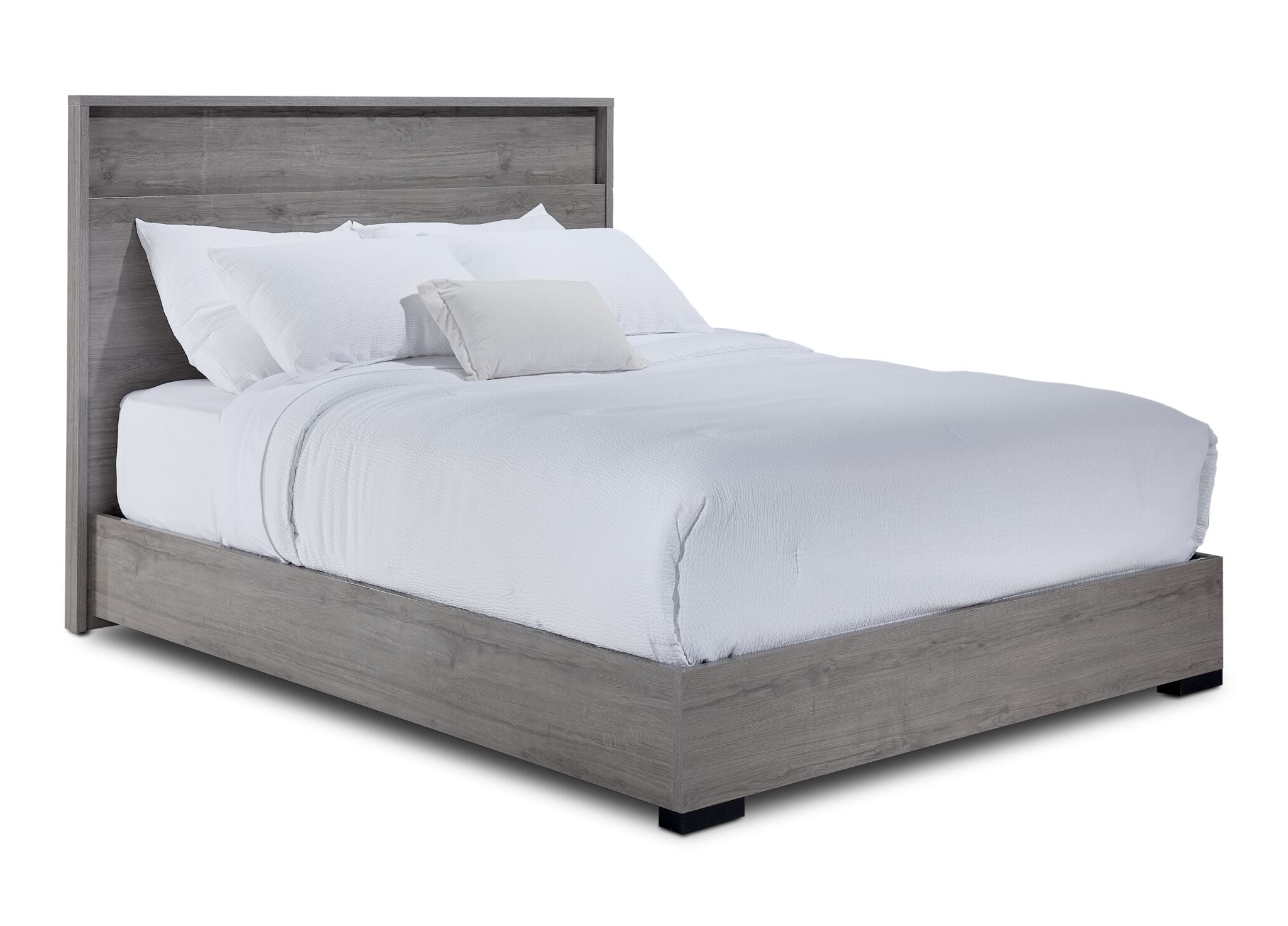 Monaco 3 - Piece King Bed - Grey