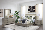 In Full Bloom - Monaco 6 - Piece Queen Bedroom Set - Grey