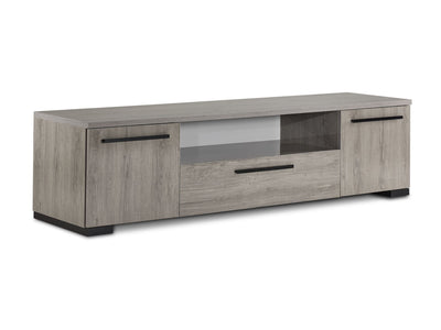In Full Bloom - Monaco 76" TV Stand - Grey
