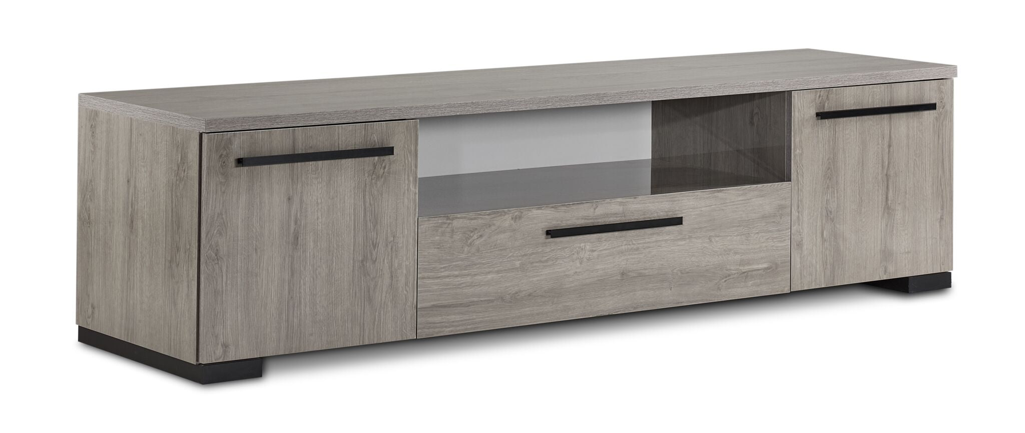 In Full Bloom - Monaco 76" TV Stand - Grey