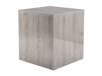In Full Bloom - Monaco 20" End Table - Grey