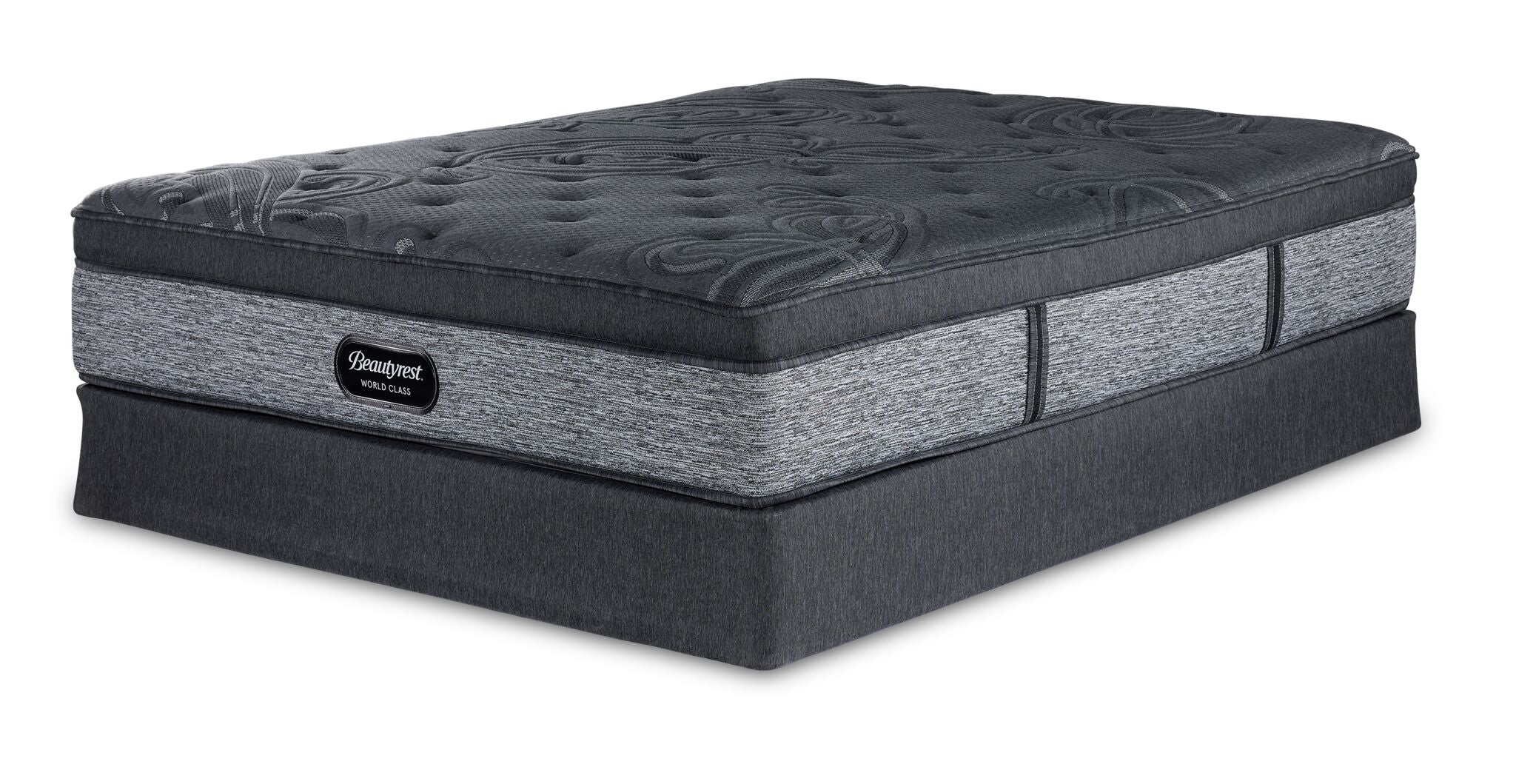 Beautyrest World Class Monarch Firm Twin Mattress and Boxspring Set Leon s