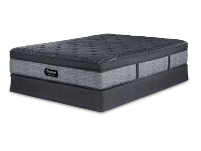 Beautyrest World Class Monarch Firm King Mattress and Split Boxspring Set