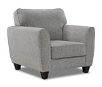 Moncton Sofa, Loveseat and Chair Set - Light Grey