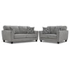 Moncton Sofa and Loveseat Set - Light Grey