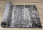 Montana 5'3" x 7'7" Barn Door Area Rug - Grey, Cream