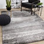 Montana 7'10" x 10'6" Barn Door Area Rug - Grey, Cream