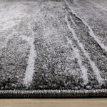 Montana 7'10" x 10'6" Barn Door Area Rug - Grey, Cream