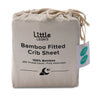 Little Leon's Bamboo Crib Sheet - Moonbeam