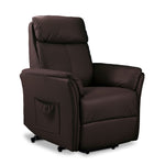 Morgan Power Lift Recliner - Dark Brown