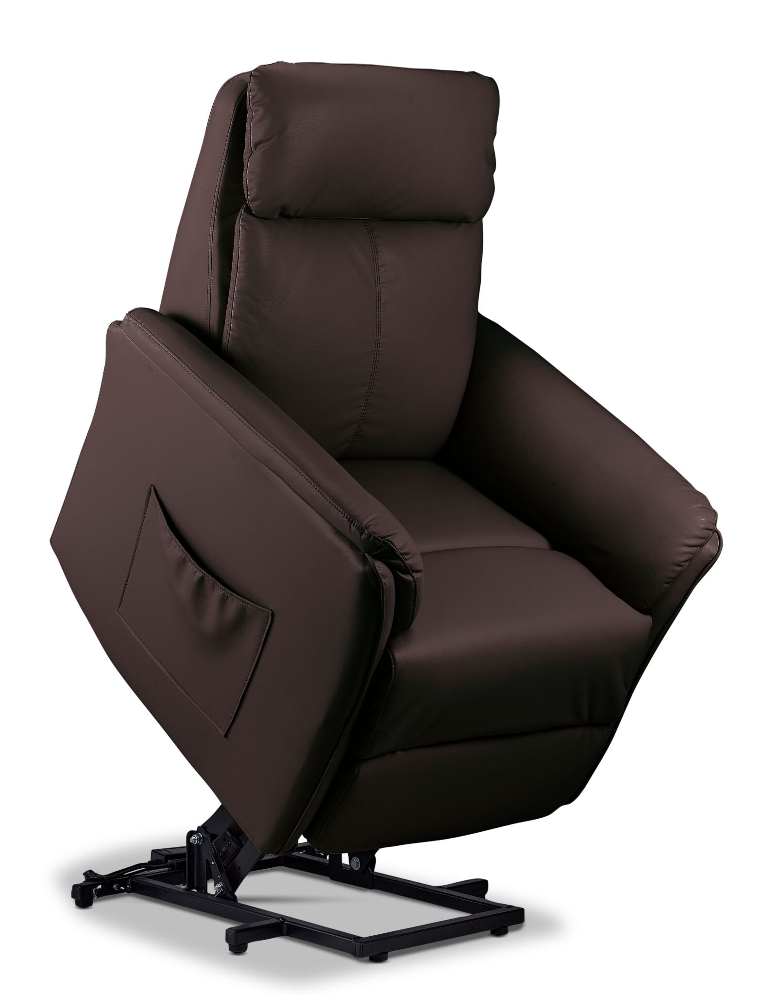 Morgan Power Lift Recliner - Dark Brown