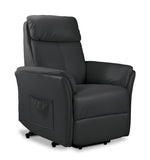 Morgan Power Lift Recliner - Dark Grey