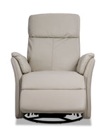 Morgan Swivel Glider Power Recliner - Taupe