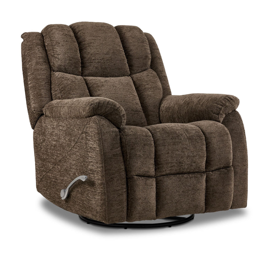 Morocco Swivel Recliner - Brown | Leon's
